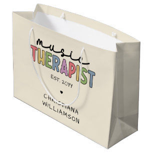 Grand Sac Cadeau Thérapie musicale sur mesure Diplôme de musicothér
