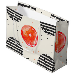 Grand Sac Cadeau Tranches de Citrus Gras (10)