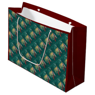 Grand Sac Cadeau Truite "Fin" Mouche mouillée mouillée mouillée 