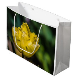 Grand Sac Cadeau Tulipe jaune