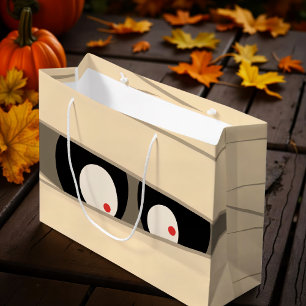 Grand Sac Cadeau Typographie moderne Mummy Monster Halloween