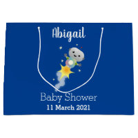 Un mignon robot volant dans l'espace dessin animé