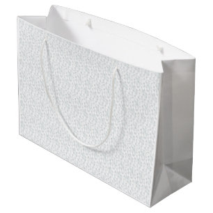 Grand Sac Cadeau Une surface entièrement blanche et sans fonctionna