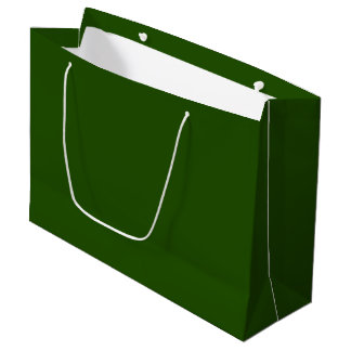 Grand Sac Cadeau Vert foncé