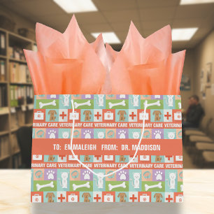 Grand Sac Cadeau Vétérinaire Professionnel Iconique Conçu