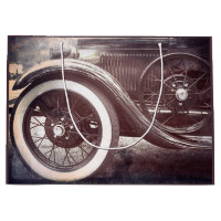 Vieille voiture ancienne de minuterie
