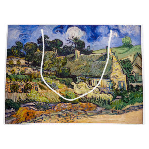 Grand Sac Cadeau Vincent Van Gogh - Chalets de chaume à Cordeville
