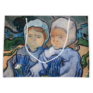 Grand Sac Cadeau Vincent van Gogh - Deux petites filles