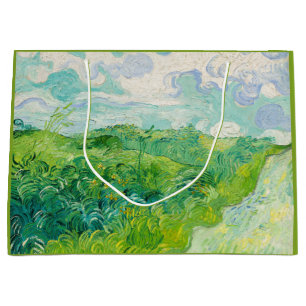 Grand Sac Cadeau Vincent van Gogh - Green Wheat Field, Auvers