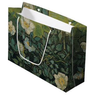Grand Sac Cadeau Vincent van Gogh - Roses sauvages