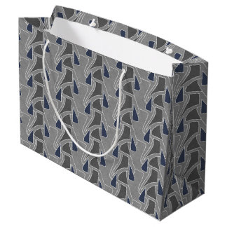 Grand Sac Cadeau Vintage Déco Nouveau 1904 Abstrait par Olbrich -