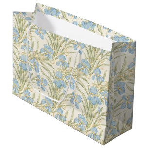 Grand Sac Cadeau Vintage Iris