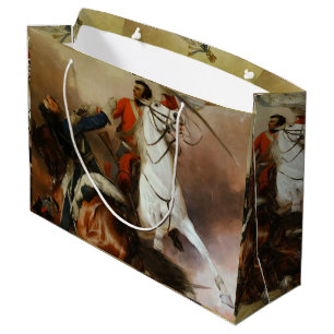 Grand Sac Cadeau Vintage Richard Ansdell Le Combat Pour Le Standard