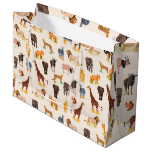 Grand Sac Cadeau Visées de safari