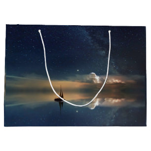 Grand Sac Cadeau Voile vers les nuages