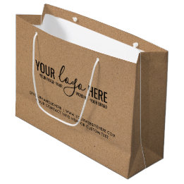 Grand Sac Cadeau Votre logo entreprise d'événementiel Entreprise de