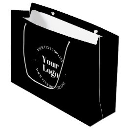 Grand Sac Cadeau Votre logo ou autre conception téléchargé