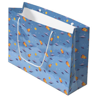Grand Sac Cadeau Voyage spatial