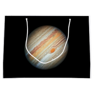Grand Sac Cadeau Vue de la planète Jupiter (télescope Hubble)