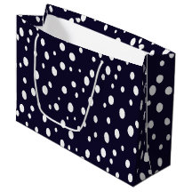 White Snow Dot Pattern Satin
