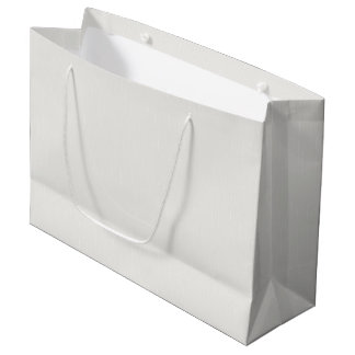 Grand Sac Cadeau White strokes on milky white.