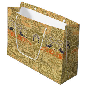 Grand Sac Cadeau William Morris Peacock & Dragon Arts & Artisanat