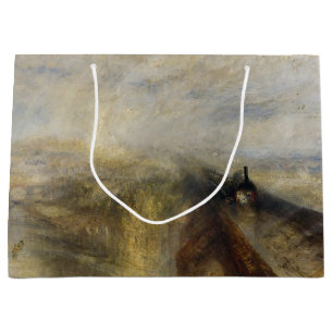 Grand Sac Cadeau William Turner - Pluie, vapeur et vitesse