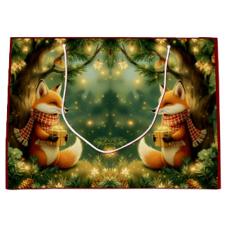 Grand Sac Cadeau Winter in the Pines