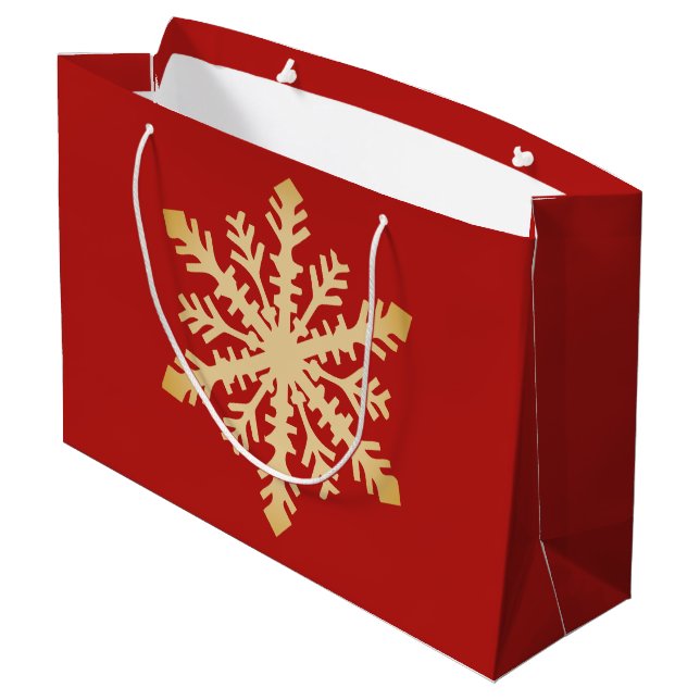 Grand sac de cadeau de Noël (Dos Angle)