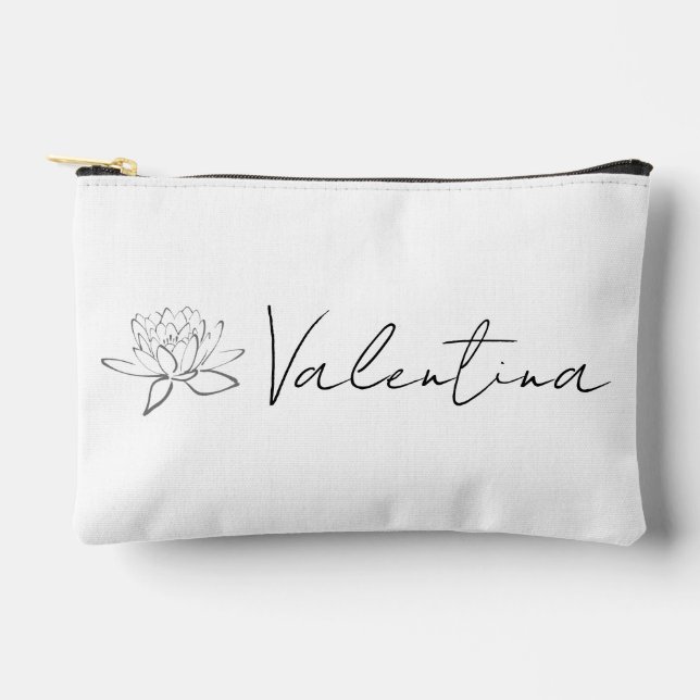 Grand sac de maquillage de mariée, cadeau de fête  (Recto)