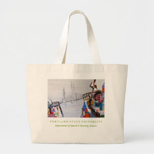 Grand sac fourre-tout à coton du bloc alim. SPHR