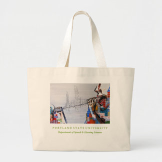 Grand sac fourre-tout à coton du bloc alim. SPHR