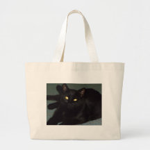 Grand sac fourre-tout aux yeux dorés