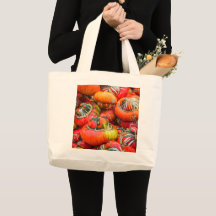 Grand sac fourre-tout citrouille coloré
