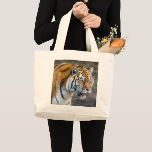 Grand sac fourre-tout de tigre d'Amur