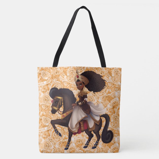 Grand Sac fourre-tout équestre africain (Devant)
