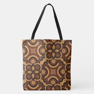 Grand Sac fourre-tout géométrique ethnique