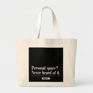 Grand Sac fourre-tout Shopping Drôle Citation Sarc