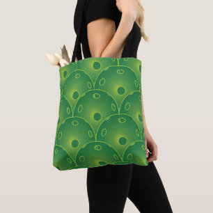 Grand Sac fourre-tout vert Pickleballs