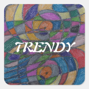 GRAND SHOPPING STICKERS PAR L'ARTISTE PAULA REILLY