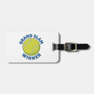 Grand-Slam-Sieger Tennisball Sportmeister Gepäckanhänger