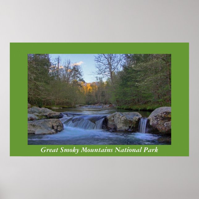 Grand Smoky Mountains National Park Photo Poster (Devant)