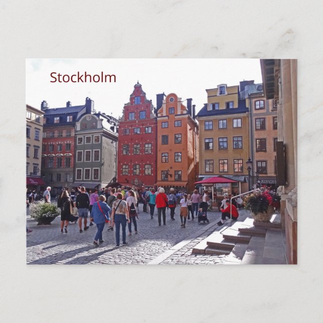 Grand Square, Stortorget, Altstadt, Stockholm Postkarte (Vorderseite)