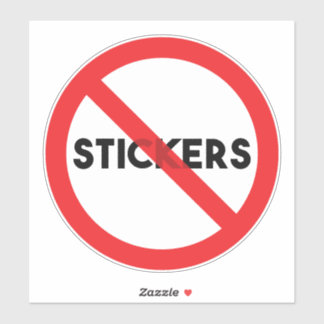 Grand Sticker en vinyle 8"x8" Coupé sur mesure "No