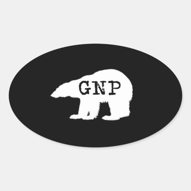 Grand Sticker rond Prepper Nord (Devant)