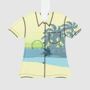 Grand Sunset Stripe Hawaiian Surfers Aloha Shirt