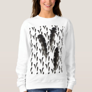 Grand Sweatshirt de plumes de pic-bois