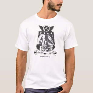 Grand T-shirt BW de logo de LASFS Avant-Seulement