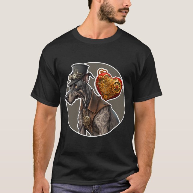 Grand T-shirt chien Danse (Devant)