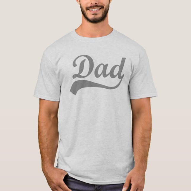 Grand T-shirt de biais de fête des pères de papa (Devant)